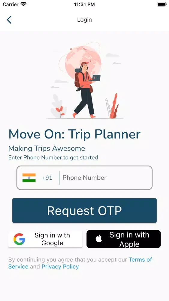 Capturas de tela do Move On:Trip & Expense Planner
