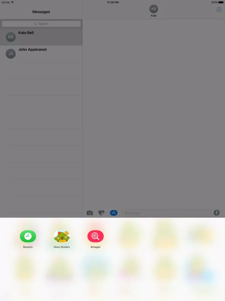 Capturas de tela do Honu Stickers iPad 