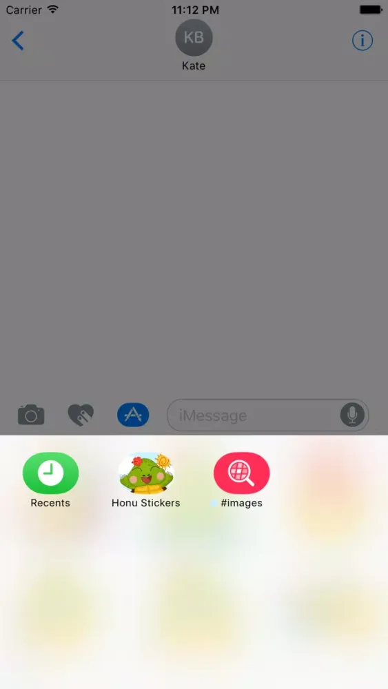 Capturas de tela do Honu Stickers