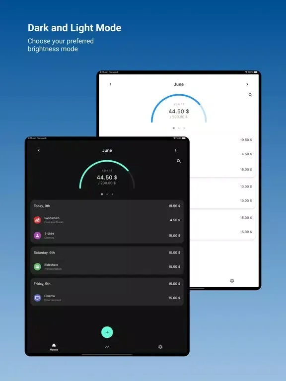 Purchase Tracker iPad  Screenshots