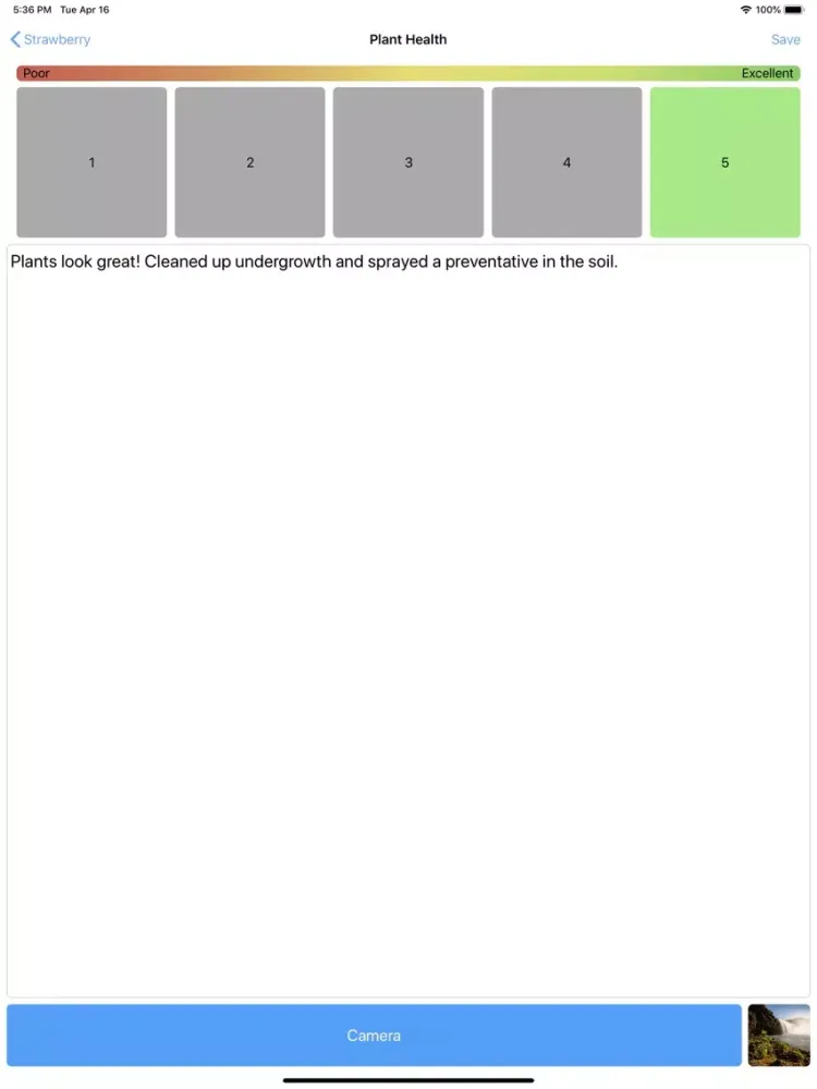 Capturas de tela do Sprout: Grow Log iPad 