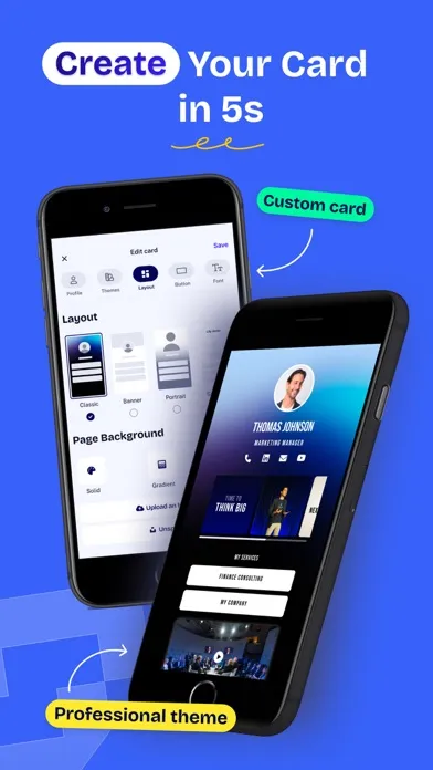 Snapcards Business Card Maker应用截图