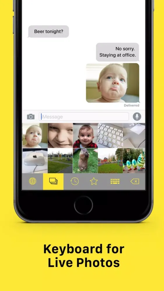 Zrzuty ekranu Live Keyboard - Keyboard for Live Photos