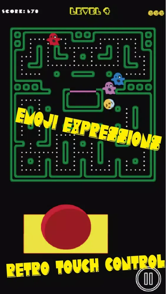 Pac Emoji Man: Random Mazes应用截图