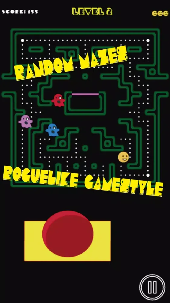 Pac Emoji Man: Random Mazes应用截图