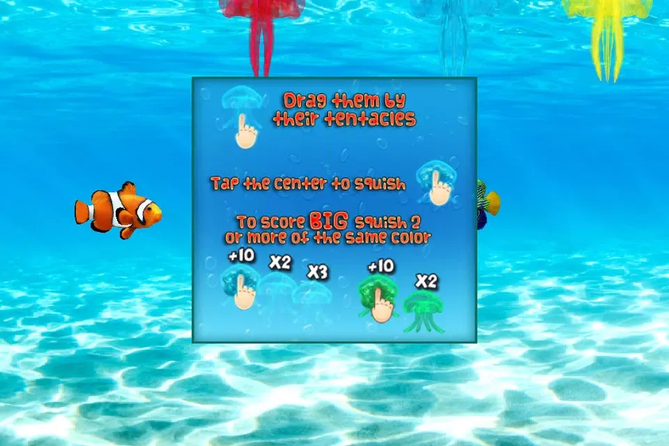 Capturas de tela do Just Squish'n