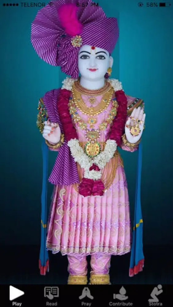 Capturas de pantalla de Swaminarayan arti