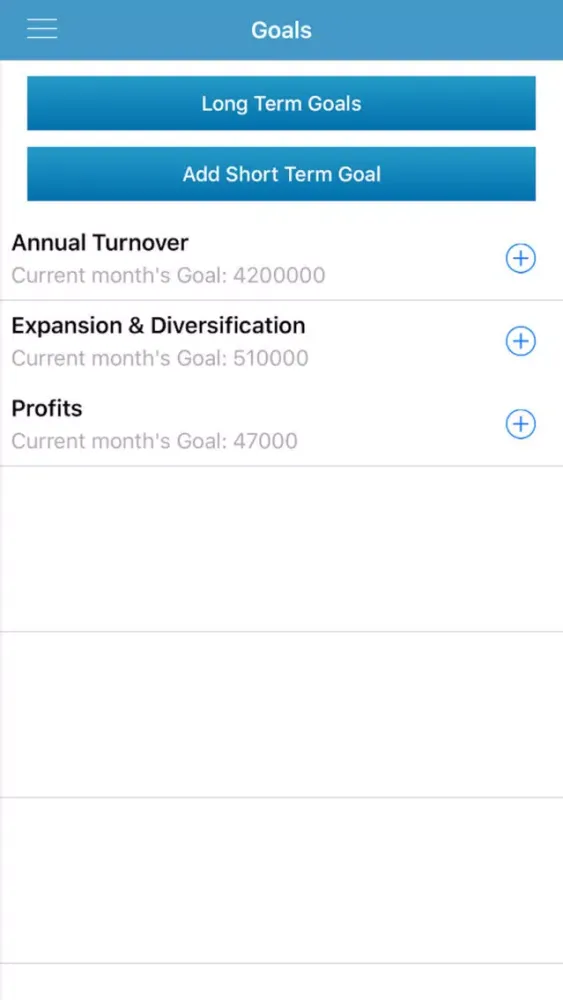 Ảnh chụp màn hình của Konnect Goal Achievers (KGA)