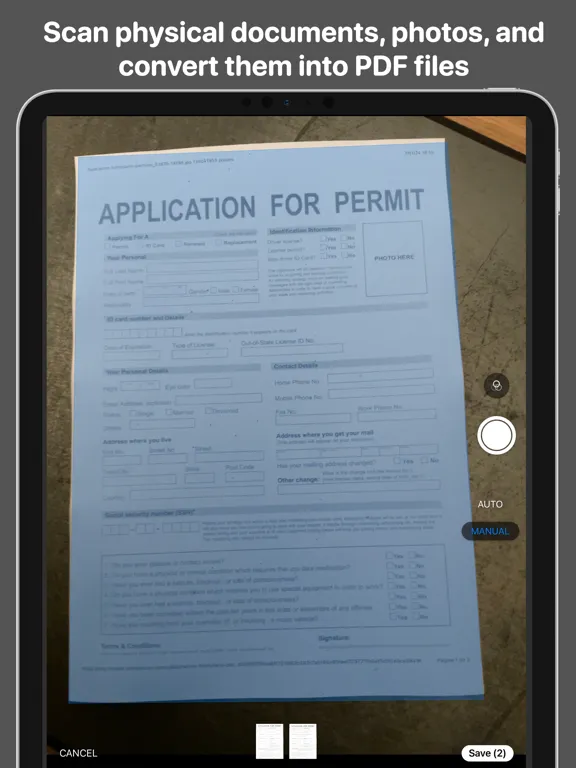 Zrzuty ekranu FreePDF - PDF Editor & Reader iPad 