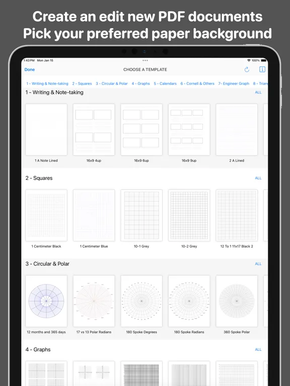 Zrzuty ekranu FreePDF - PDF Editor & Reader iPad 