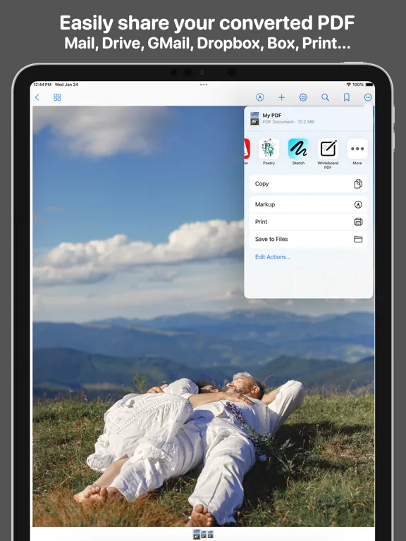 Zrzuty ekranu FreePDF - PDF Editor & Reader iPad 