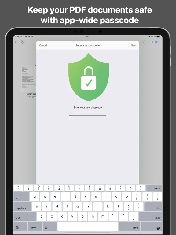 Zrzuty ekranu FreePDF - PDF Editor & Reader iPad 