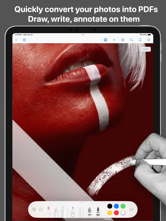 Zrzuty ekranu FreePDF - PDF Editor & Reader iPad 