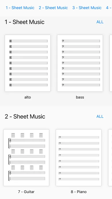 Capturas de tela do Sheet Music - Composer,Scanner