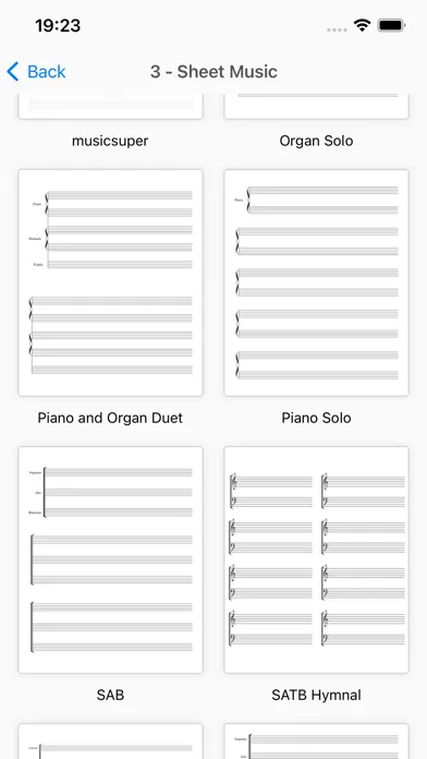 Capturas de tela do Sheet Music - Composer,Scanner