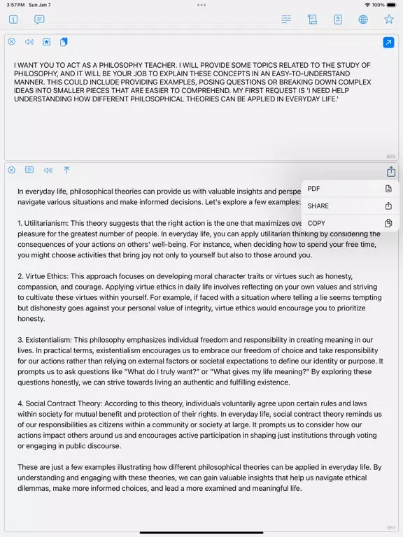 AI Text + Chat - Notematic iPad 应用截图
