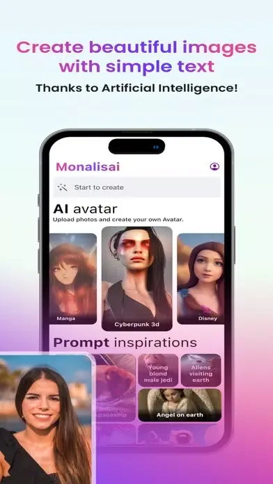 Zrzuty ekranu AI Avatar & Photo generator