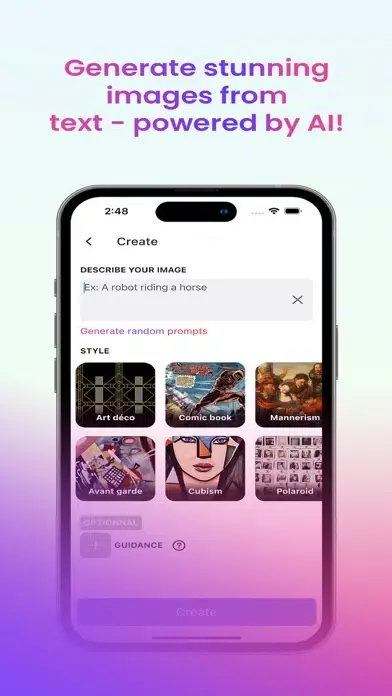 Zrzuty ekranu AI Avatar & Photo generator