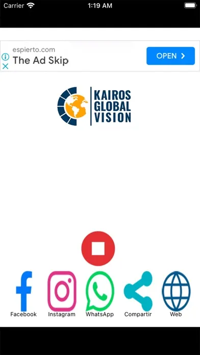 Zrzuty ekranu Kairos Radio Online