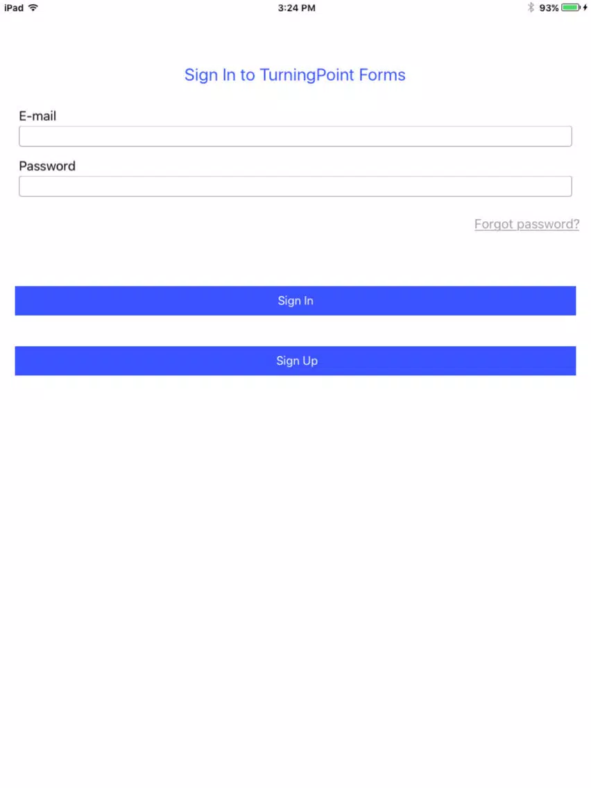 Screenshot di TurningPoint Forms iPad 