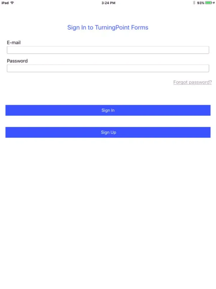 Screenshot di TurningPoint Forms iPad 