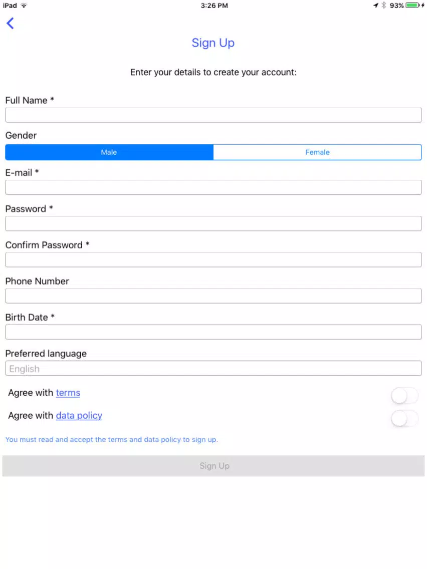 Screenshot di TurningPoint Forms iPad 