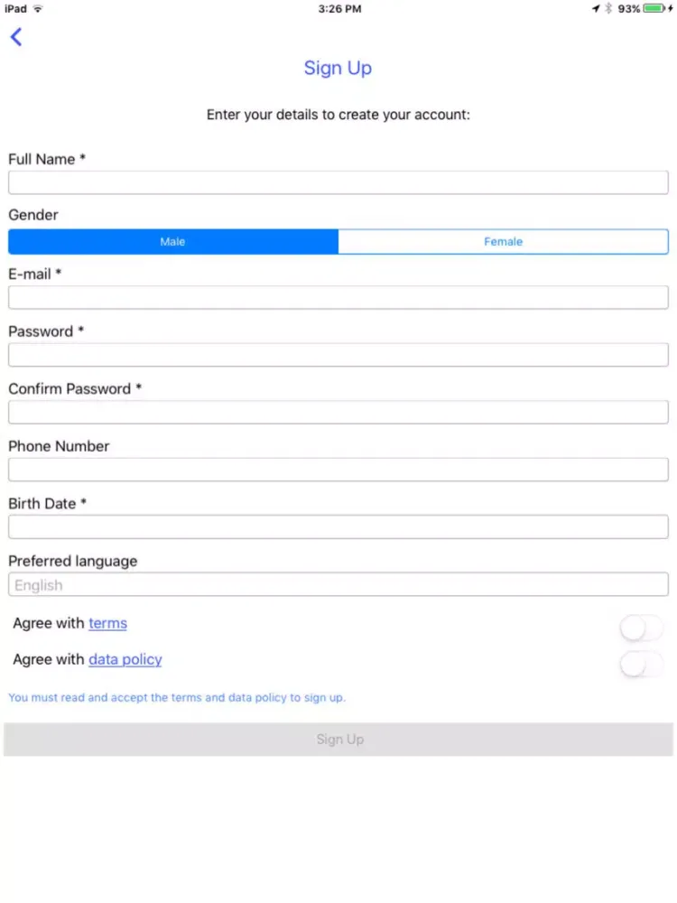 Screenshot di TurningPoint Forms iPad 
