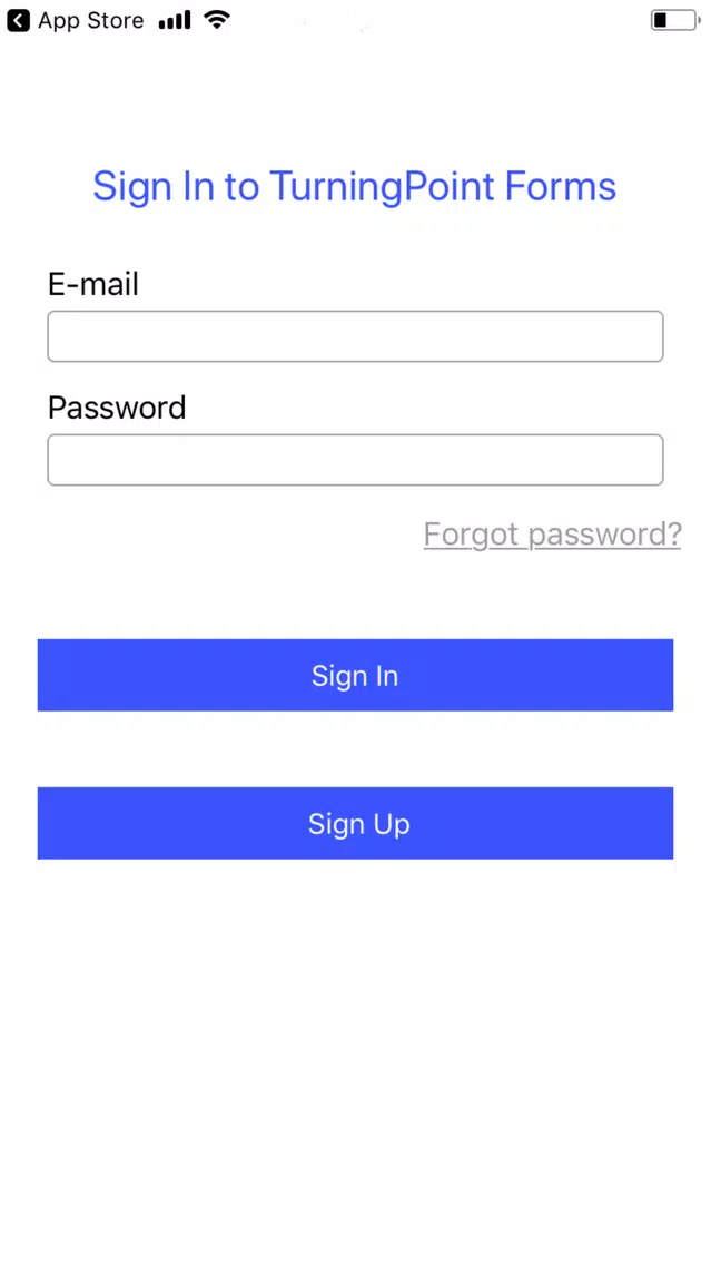 Screenshot di TurningPoint Forms