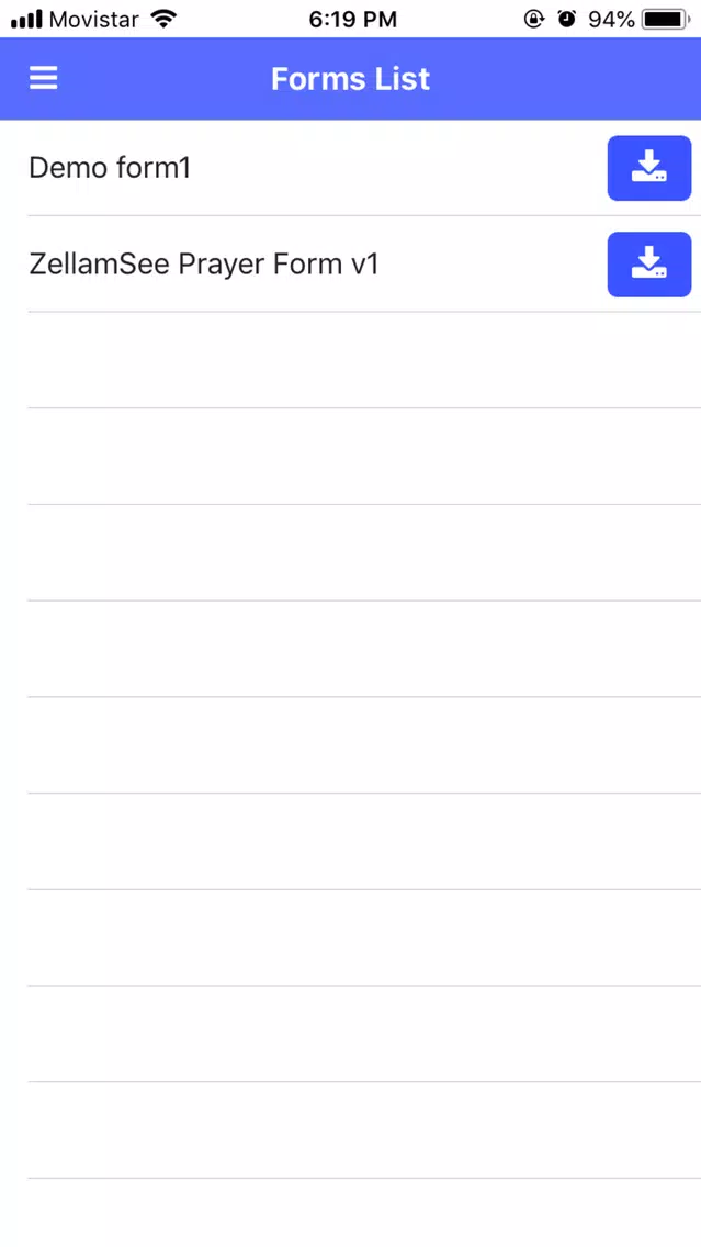Screenshot di TurningPoint Forms