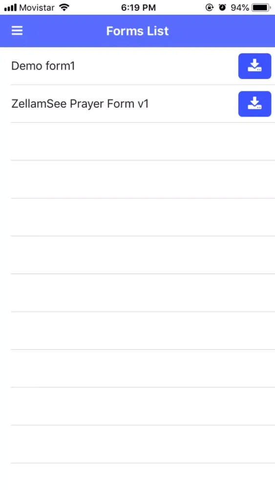Screenshot di TurningPoint Forms