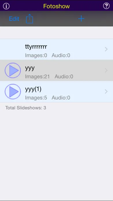 Fotoshow Lite Screenshots