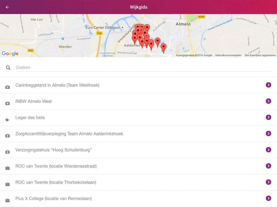 Onze Buurt Wierdensehoek iPad 应用截图