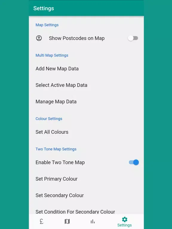 SentTo - UK Postcode Sales Map iPad 应用截图