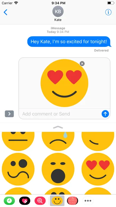 Ảnh chụp màn hình của Super Big Emojis