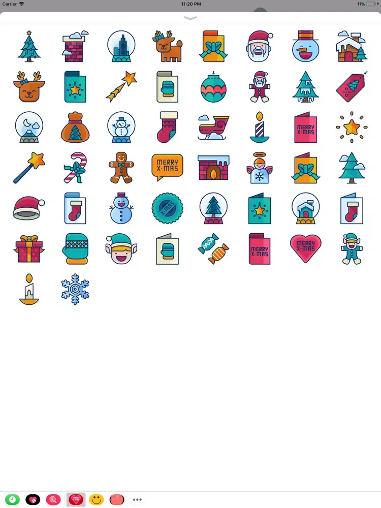 تصاویر It's Christmas Stickers iPad 