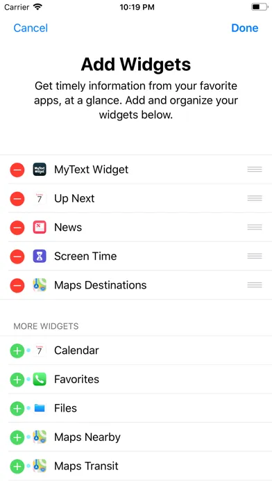 MyText Widget স্ক্রিনশট