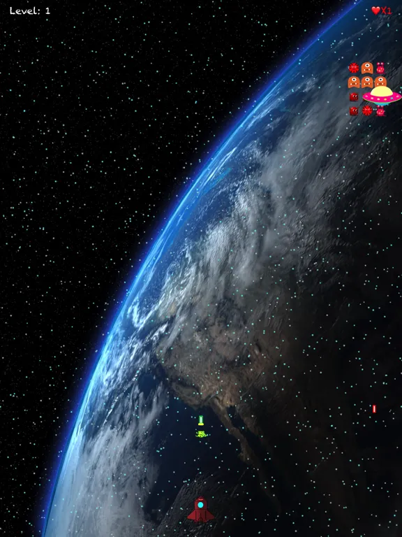 Space Invader Fighter iPad  Screenshots