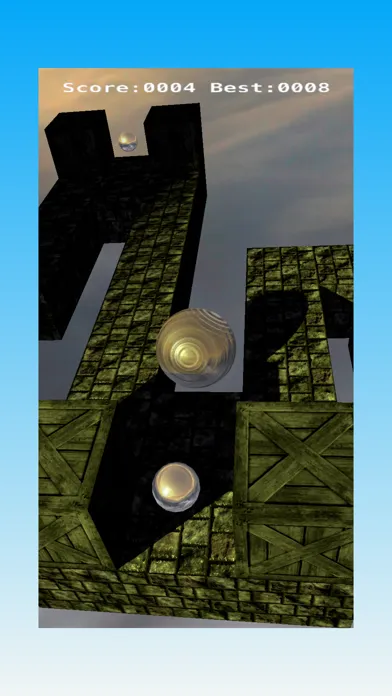 Ảnh chụp màn hình của Roll3D: Balance Ball in Sky