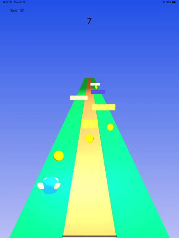 Tangkapan layar Shifty Road 3D iPad 