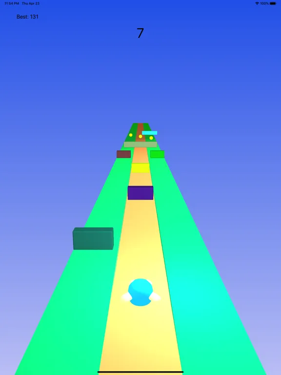Tangkapan layar Shifty Road 3D iPad 