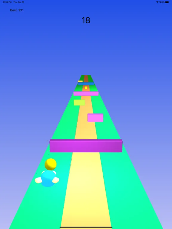 Tangkapan layar Shifty Road 3D iPad 