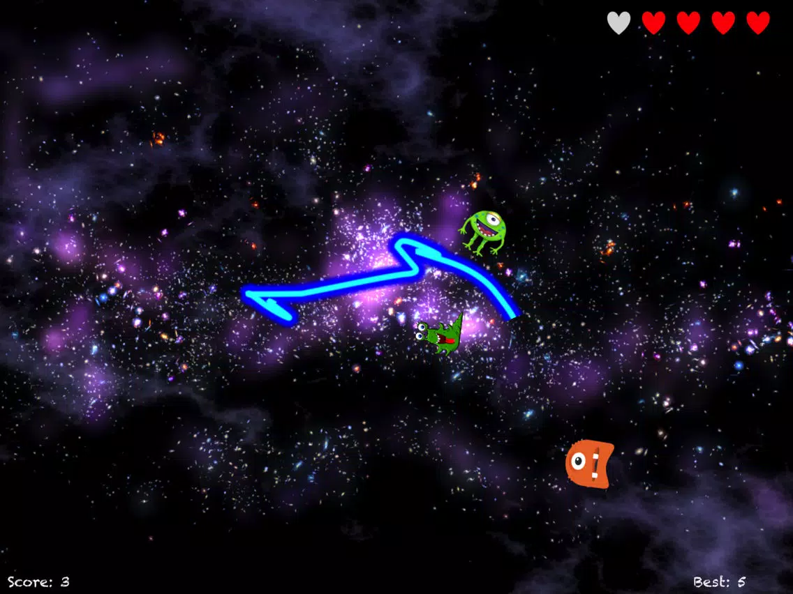 Скриншоты Galaxy Alien Slicer iPad 