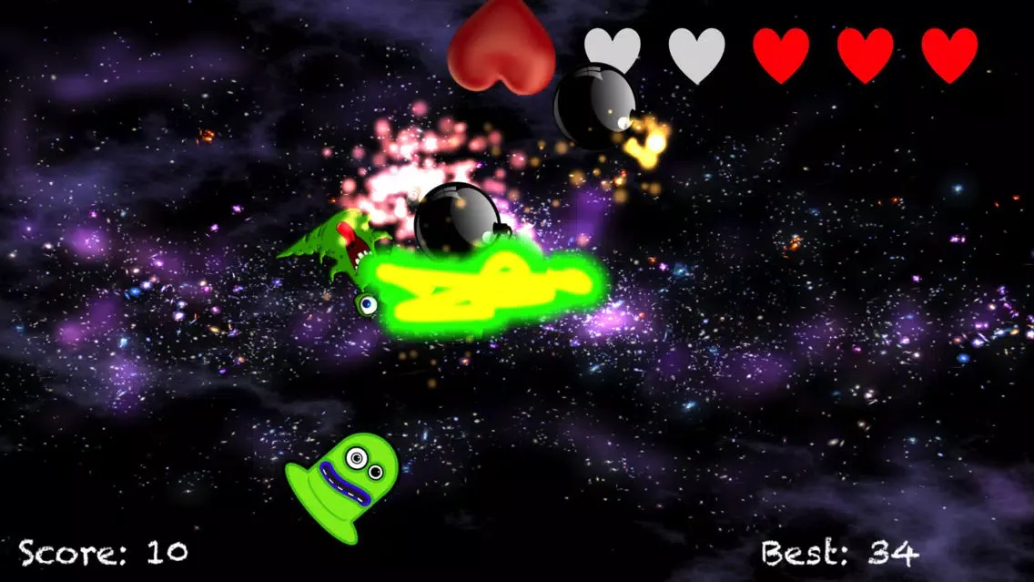Screenshot di Galaxy Alien Slicer