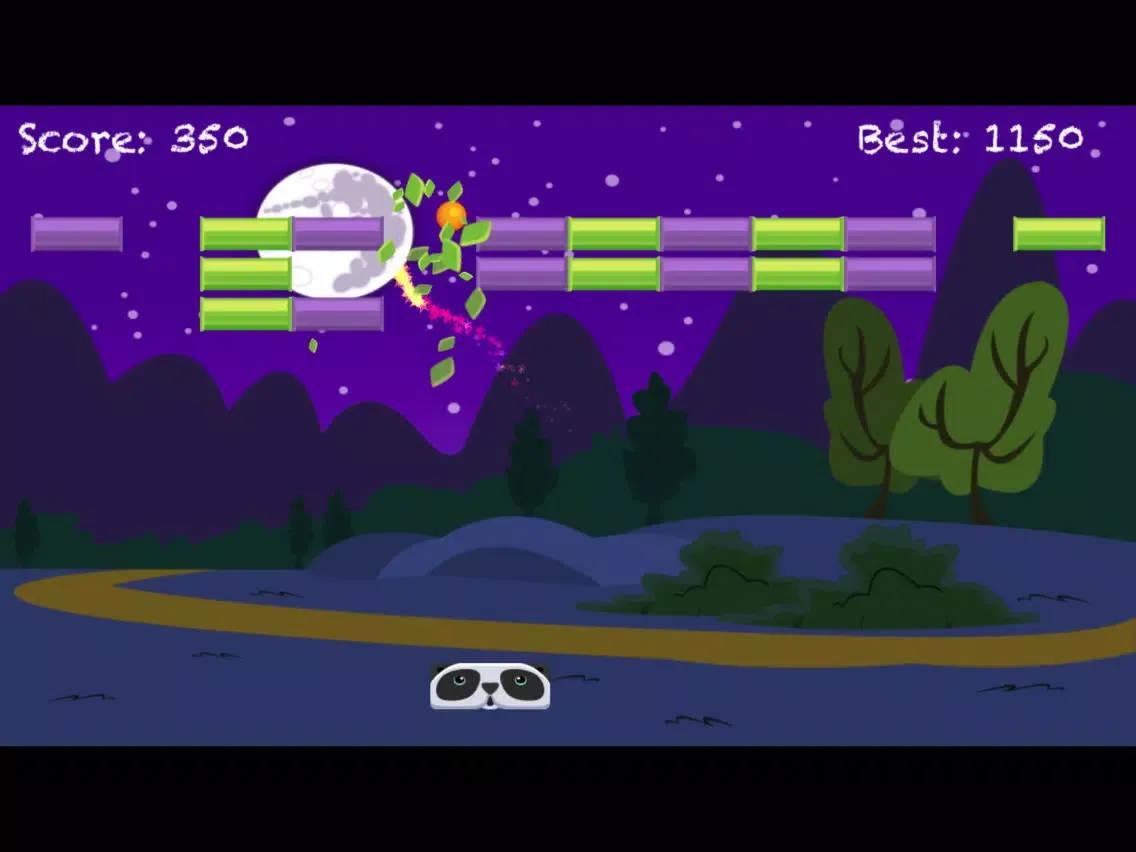 Hungry Panda Pong: Bamboo Breaker Fun Game iPad  Screenshots