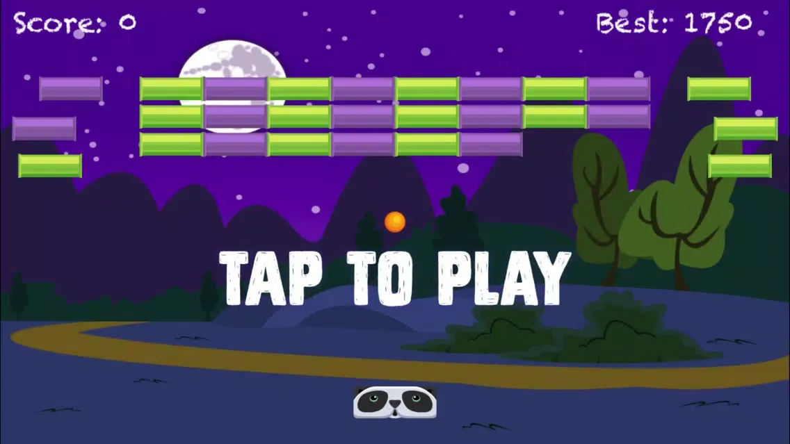 Hungry Panda Pong: Bamboo Breaker Fun Game Screenshots