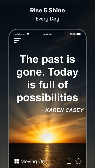 Capturas de tela do Uplift - Motivation Quotes App