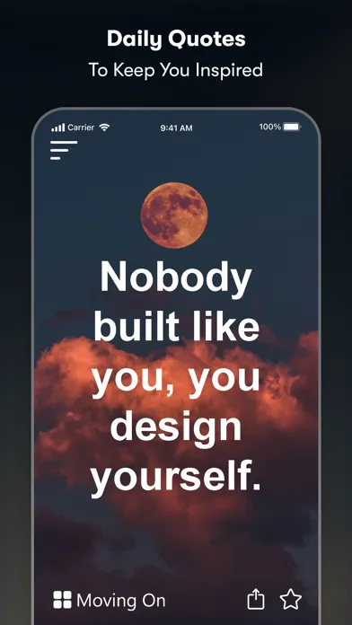 Capturas de tela do Uplift - Motivation Quotes App
