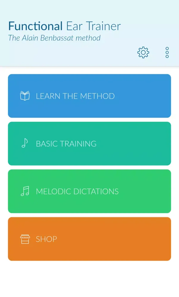 Functional Ear Trainer Screenshots