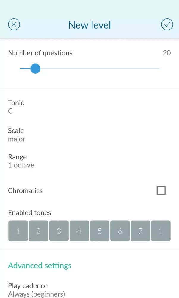 Functional Ear Trainer Screenshots