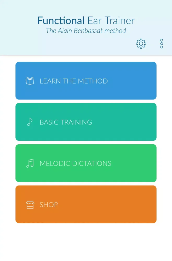 Functional Ear Trainer Screenshots